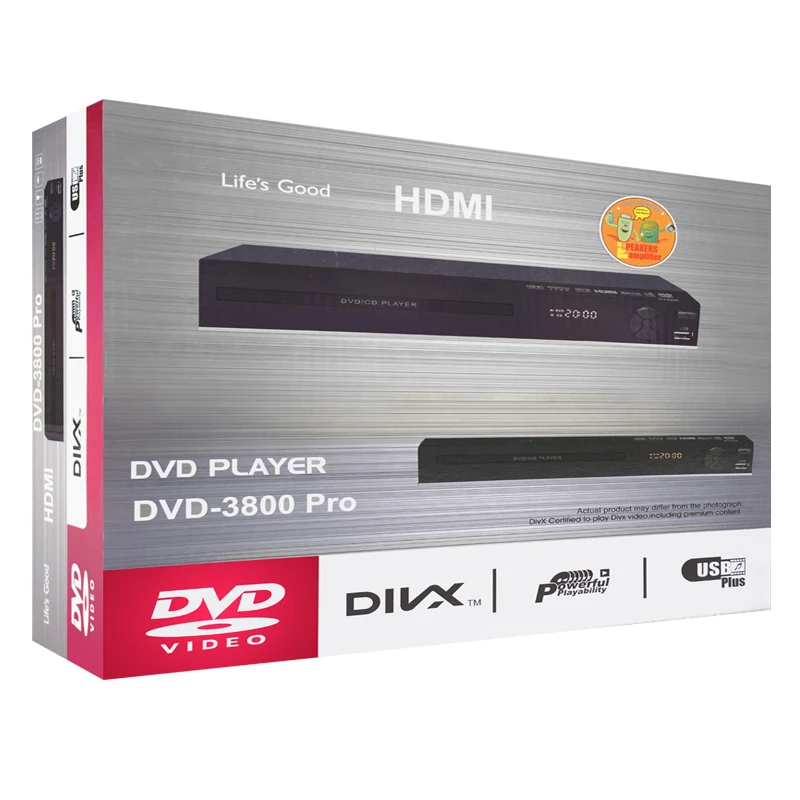 Жизнь хорошая DVD-3800 автомобильный dvd плеер 10 дюймов dvd-плеер домашний dvd