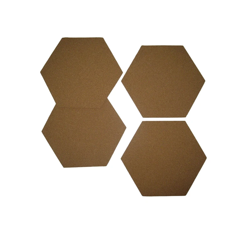 Personalised Cork Hexagon Big Felt Board Memo Board For Notes Pictures Office Home Decor
