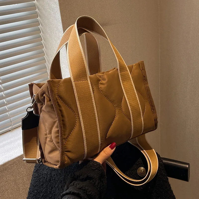 Famous Fashion female Sling Shoulder bags Solid Color Ladies Tote Bag Women Soft Light weight tote Shoulder Bag