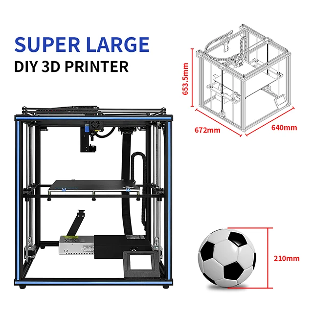 Factory Cheap large 3d impresora printer X5SA-400 pro corexy professional prusa 3d printer china