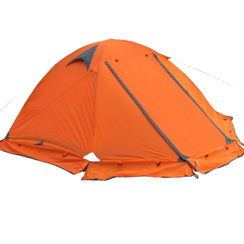 2-3 Persons Winter Tent with Snow Skirt Big Rain Proof Professional Camping Hiking Tent Wind Shelter