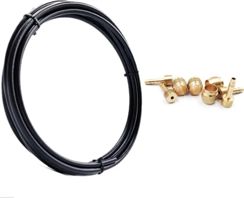Hydraulic Brake Hose Bike Hydraulic Disc Brake Hose Kit with Olive Connector Inserts Fit