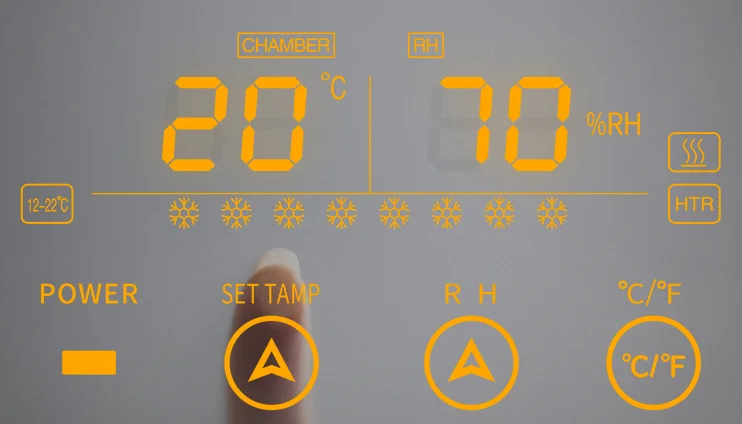 
Upright Beverage Cooler Stainless Steel Beverage Refrigerator Transparent Door Refrigerator 