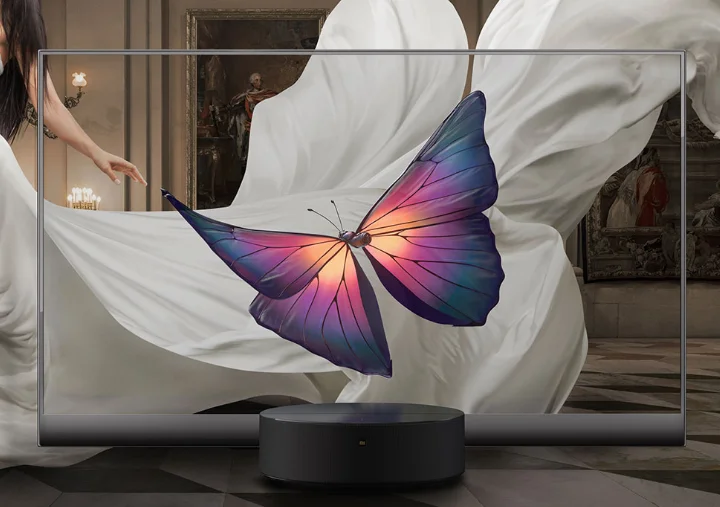 Оригинальный Xiaomi прозрачный телевизор 55 дюймов OLED 5 7 мм ультра-тонкий экран Smart TV tv подвесное изображение 4k