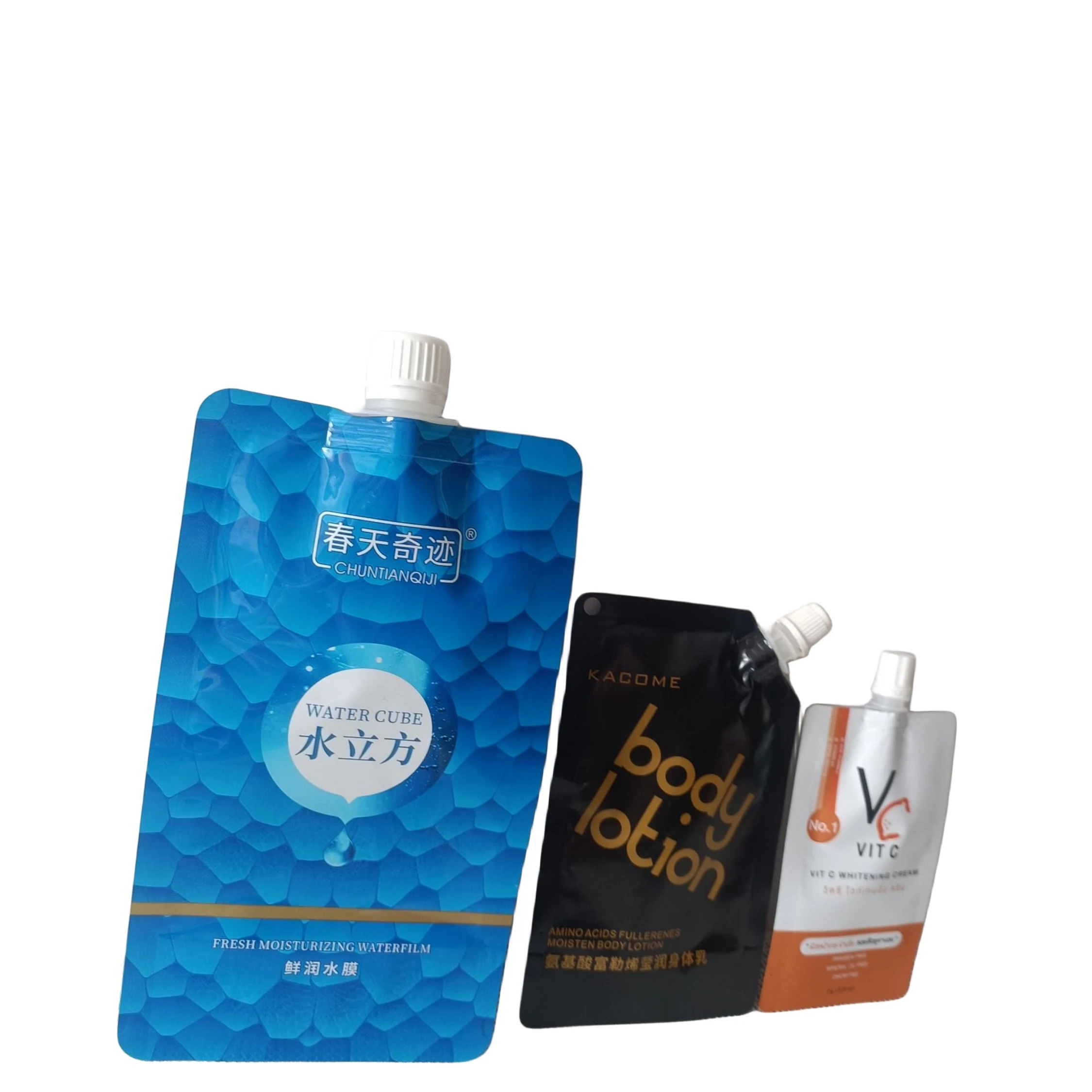 Custom Recycle 500ml 1l Laundry Soap Powder Dishwashing Liquid Packaging Spouted Bag Washing Refill Bags Detergent Spout Pouch