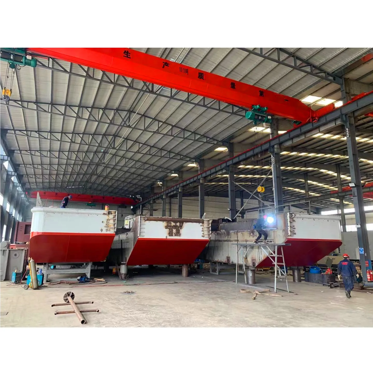 
Launch Manufacturing Jack-up Using floating Pontoon Platform Barge manufacturer 
