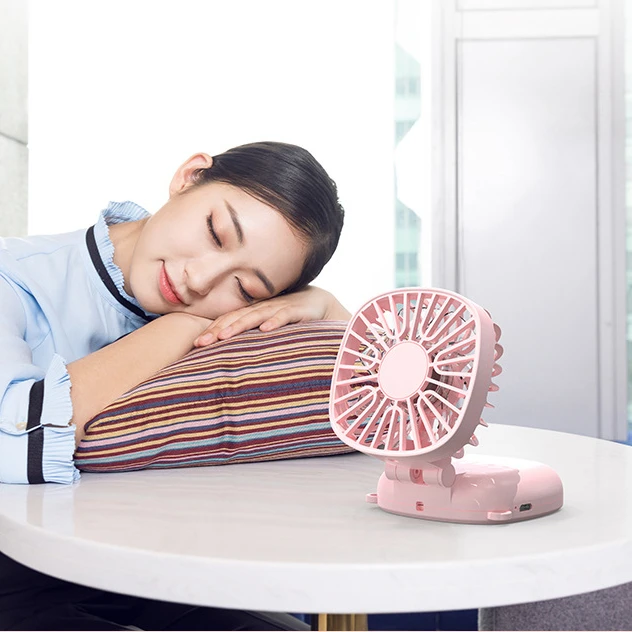180 Degree Rotation Mini Neck Fan Portable Table Handheld Electric Fans Portable Rechargeable Hanging Wearable Cooling Fan