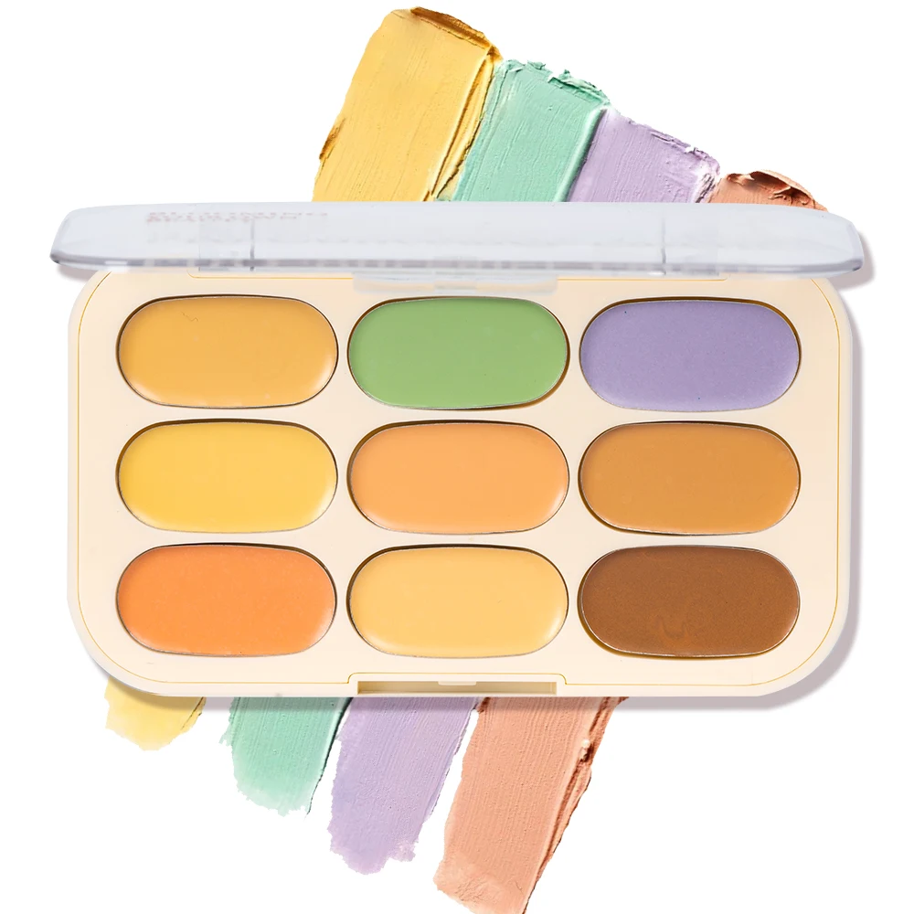 Натуральный контурный 9 видов цветов с логотипом