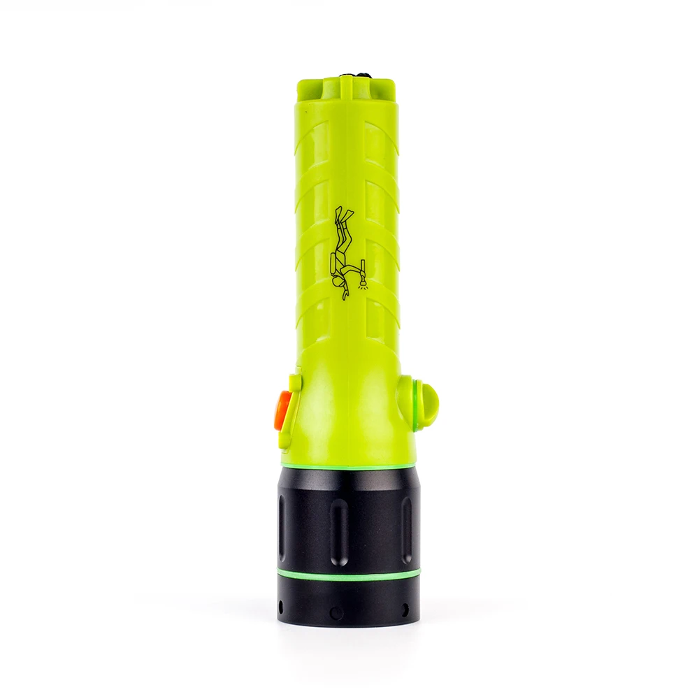 Two major functions led torch ABS and aluminum material IP6 flashlight camping flashlight