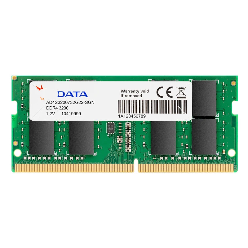 260-Pin DDR4 SDRAM A DATA 16GB DDR4 3200 laptop memory V-Data Series 260-Pin DDR4 SDRAM motherboard ram computer ram