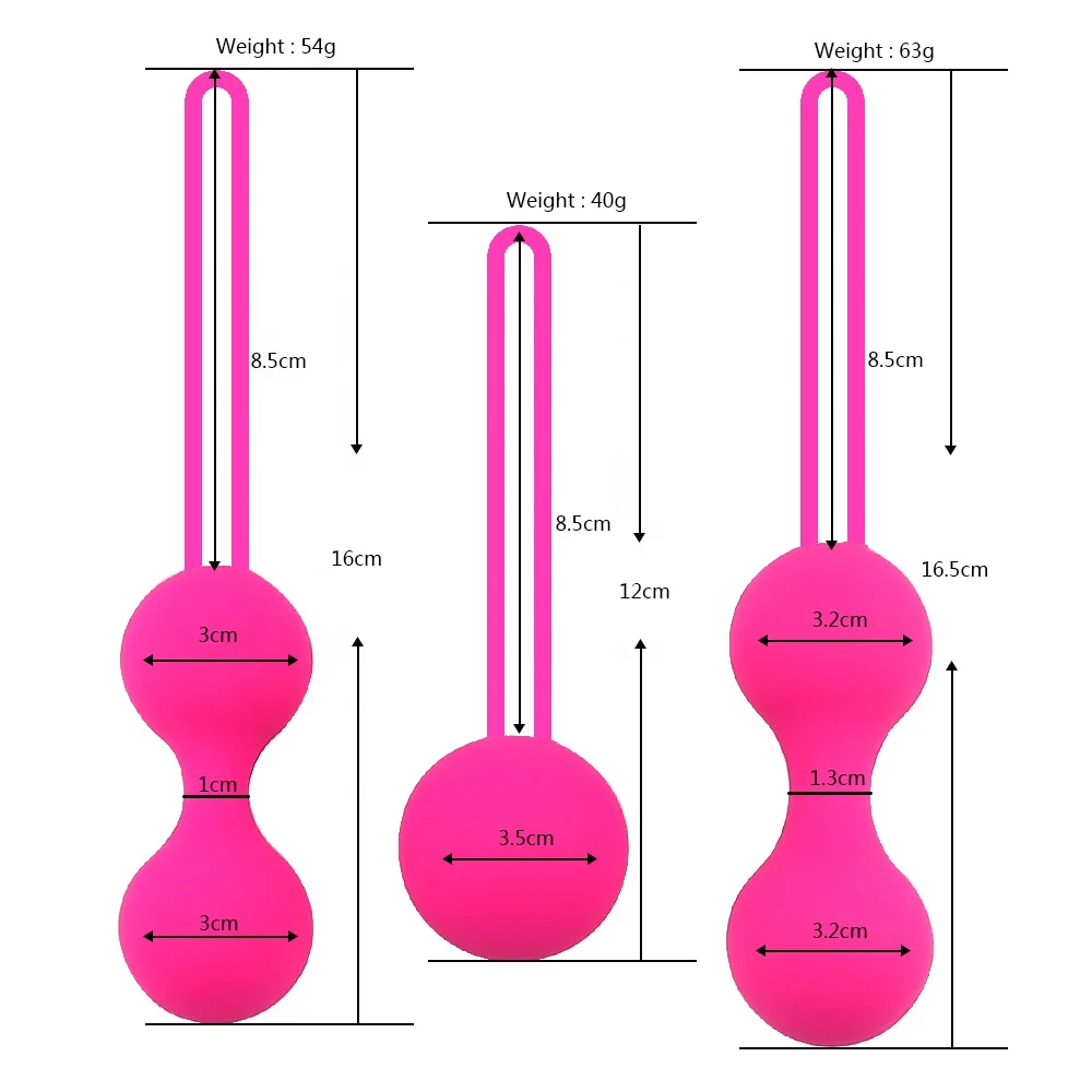 Pelvic Floor Exerciser Kegel Balls Vaginal Tightening Silicone Sex Purple Waterproof Toy Steel Medical Rohs Color vagina ball