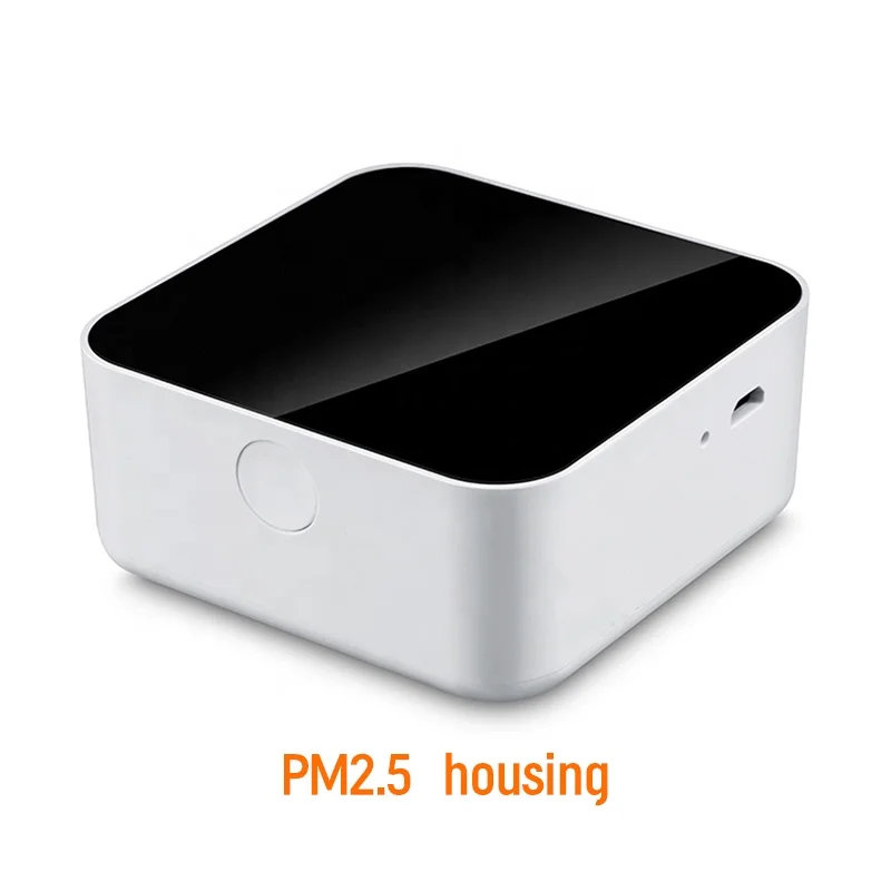 Alarming system JG02 handheld pm2.5 air quality monitor, PM2.5 black intelligent plastic enclosure