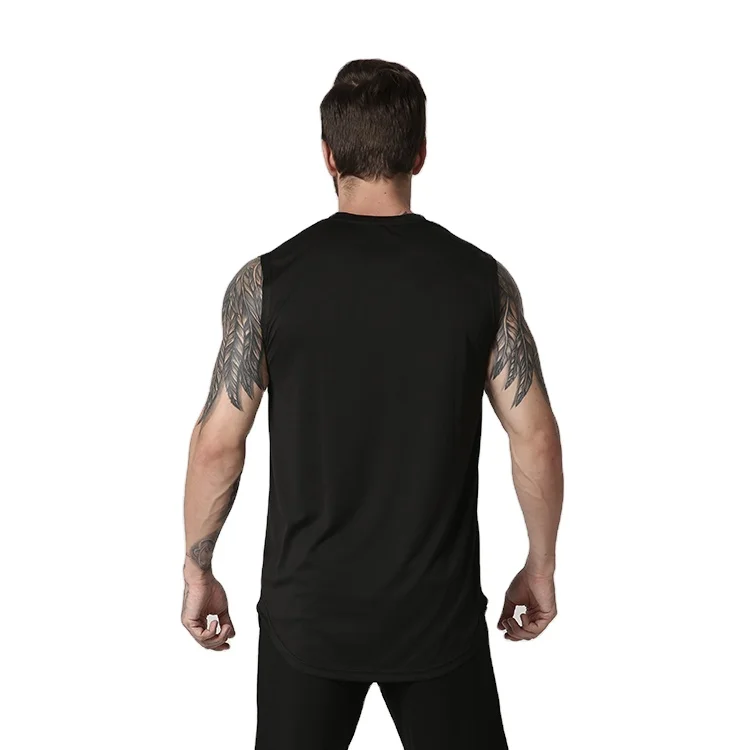 
wholesale plain sleeveless tshirt men bodybuilding tank top 