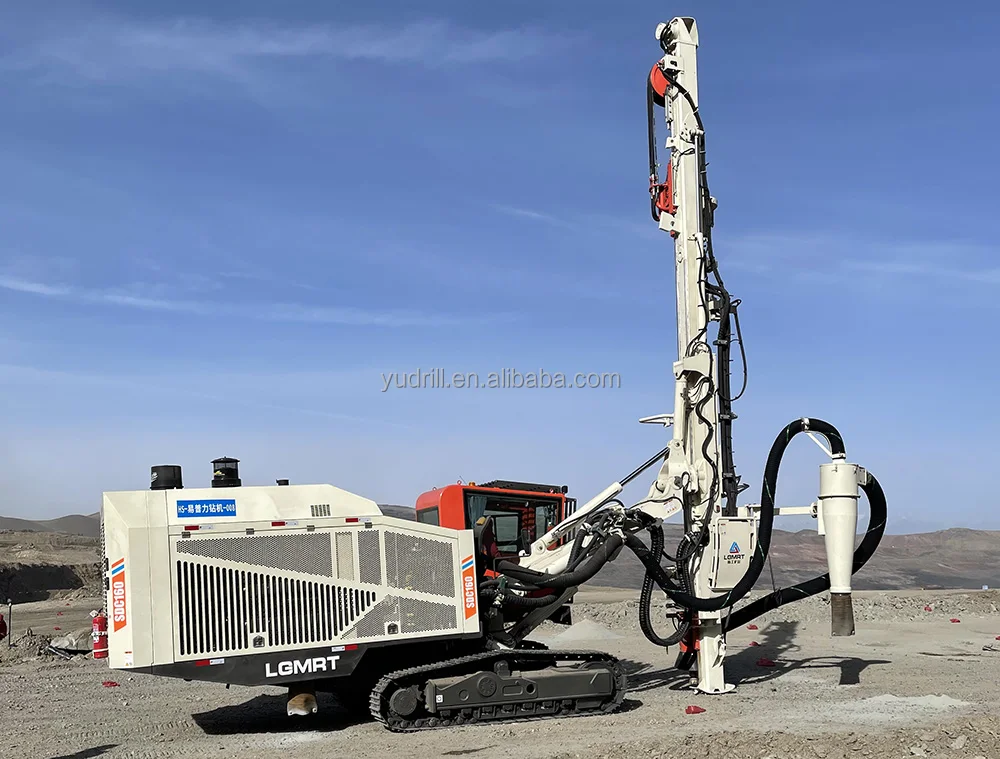 SDC160 Automation Diesel Quarry Rock Drilling Rig Construction Surface Air Compressor Drilling Rig