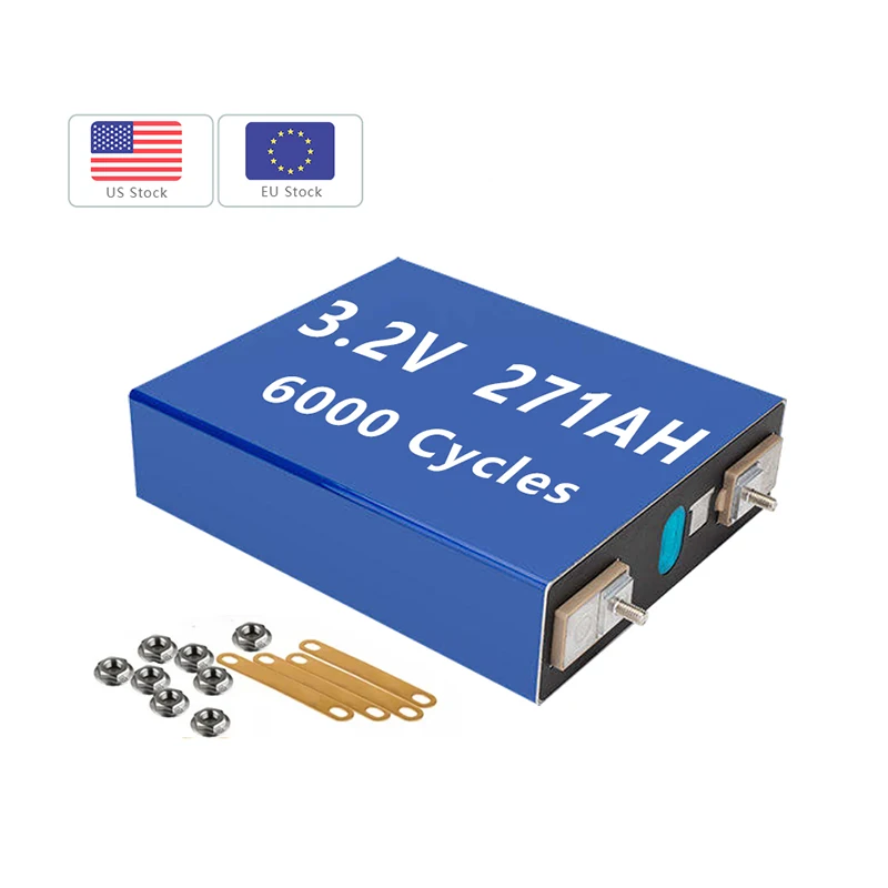 Grade A Lifepo4 Battery Cell 3.2V 271AH 200AH 280AH 320AH Baterias De Litio Deep Cycle Lipo4 Battery Lithium Ion Batteries