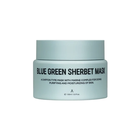 Dermabell Blue Green Mask  Aloe soothing mask Black And Bright sherbet mask