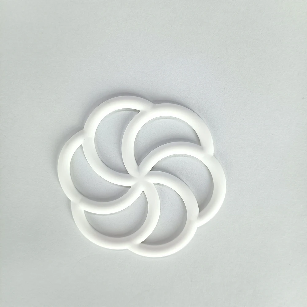 Sample Available Sustainable Round Raised Custom Heat Transfer Clothing Tags Labels Logo Embossed 3D  domed silicone transfers