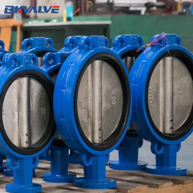 4 inch 6 inch 8 inch 10 inch 300mm ductile iron manual wafer butterfly valve