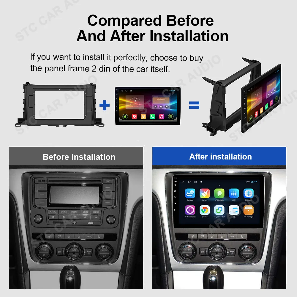 New arrival factory price Universal android screen Mirror link GPS tracker 9 inch 2 Din Touch Screen Car Audio radio video
