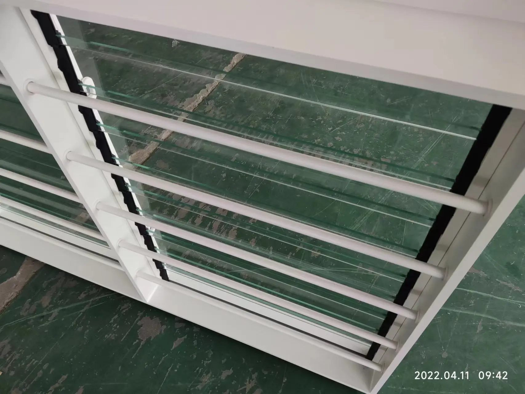 WEIKA Shutters for Window Aluminum Alloy Louver Ventilated Shutter with Fixed Screen Custom Low Price