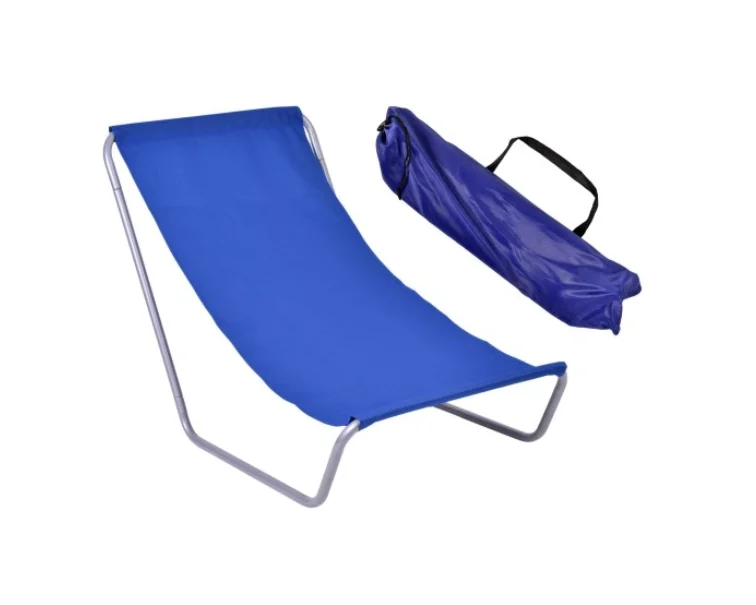 portable easy camping folding beach sling reclining chair tourist lounger