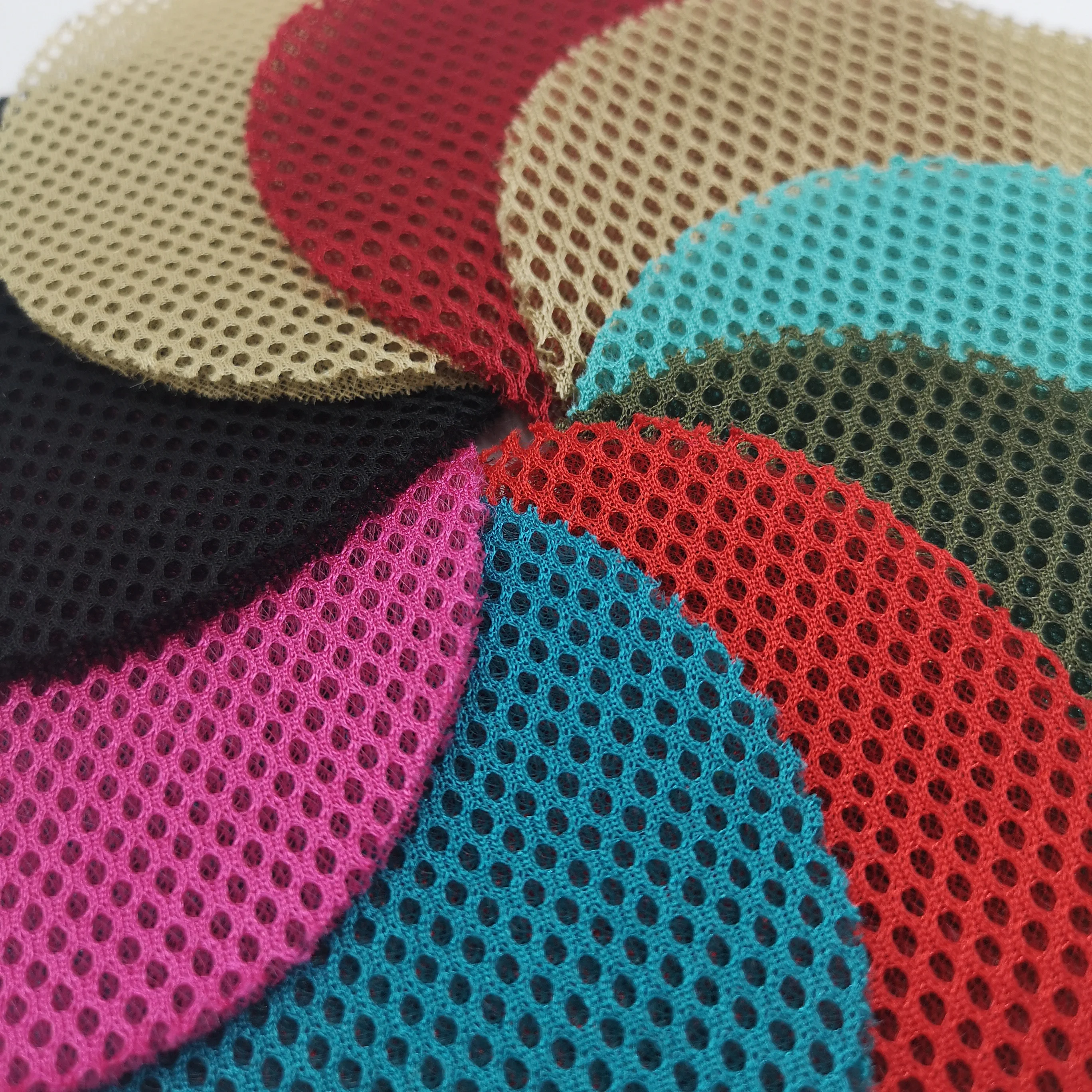 2022 new style sandwich spacer mesh mattress fabric 100% 3d polyester knitting