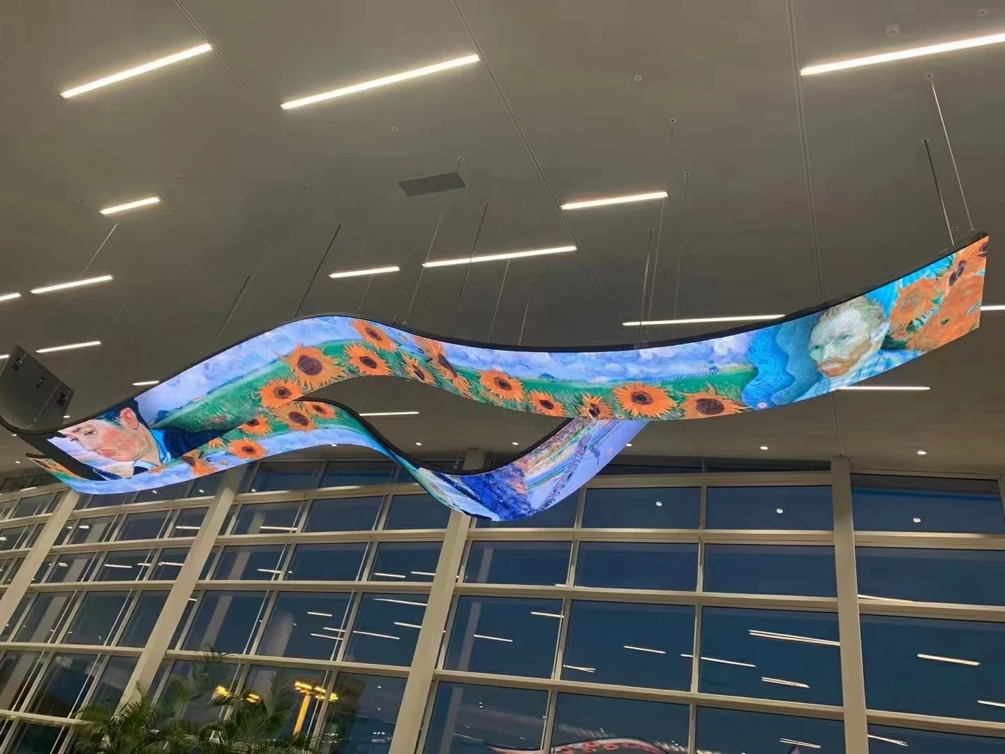 MDS New product P1.25  indoor soft led module  flexible led module event screen video pantalla led para publicidad