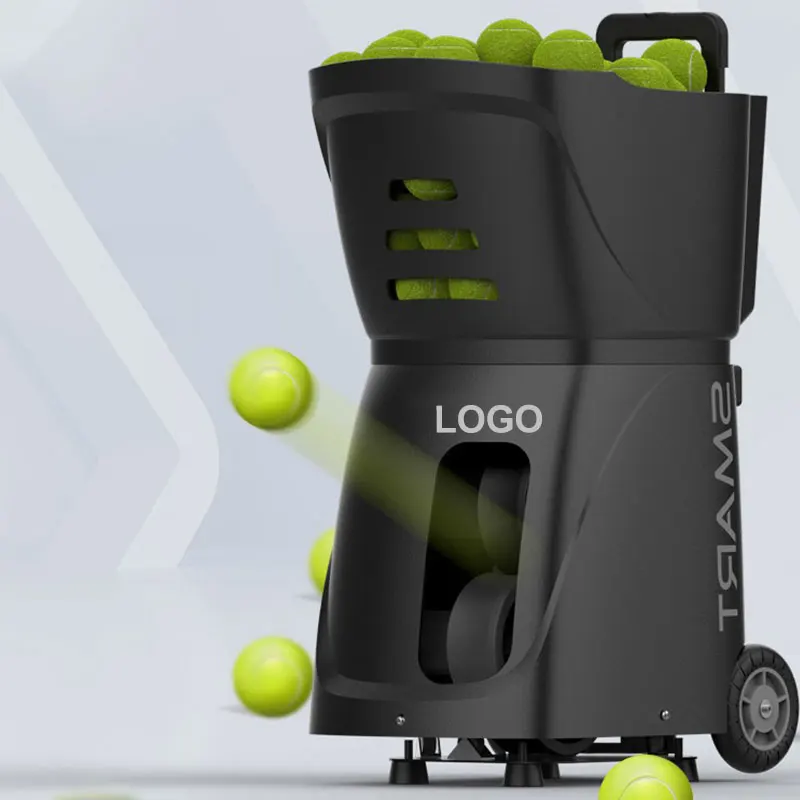 New Logo Packaging Customized Training Tennis Padel Ball Machine Smart App And Remote Control Tennis Ball Throwing Machine