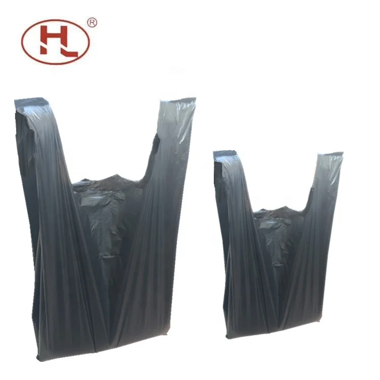 Largely supply Plastic trash rubbish Black Garbage bag