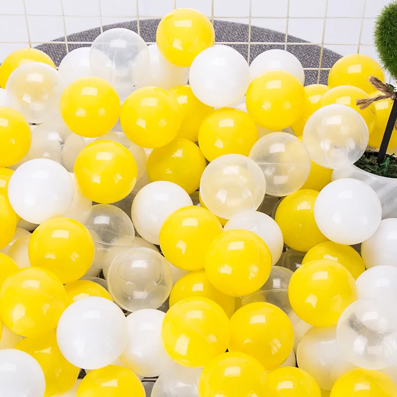 5.5/6/7/8 CM Sports indoor Ocean Playground Eco-Friendly Plastic Pit Balls Ocean Ball