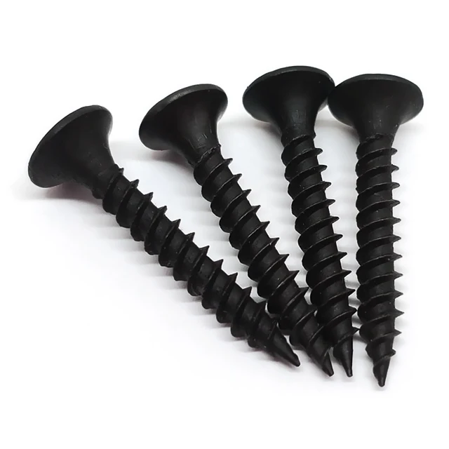 Plastic Box Bucket Bugle Head Oxide Black Screw for Drywall Metal Wood