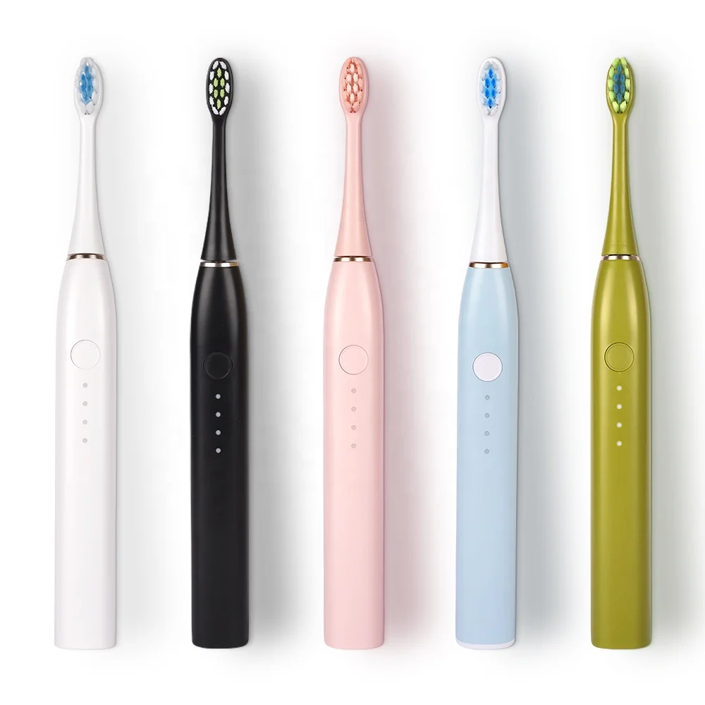 Shu Ling electric sonic toothbrush oral care set waterproof smart timing lithium battery toothbrush electronic