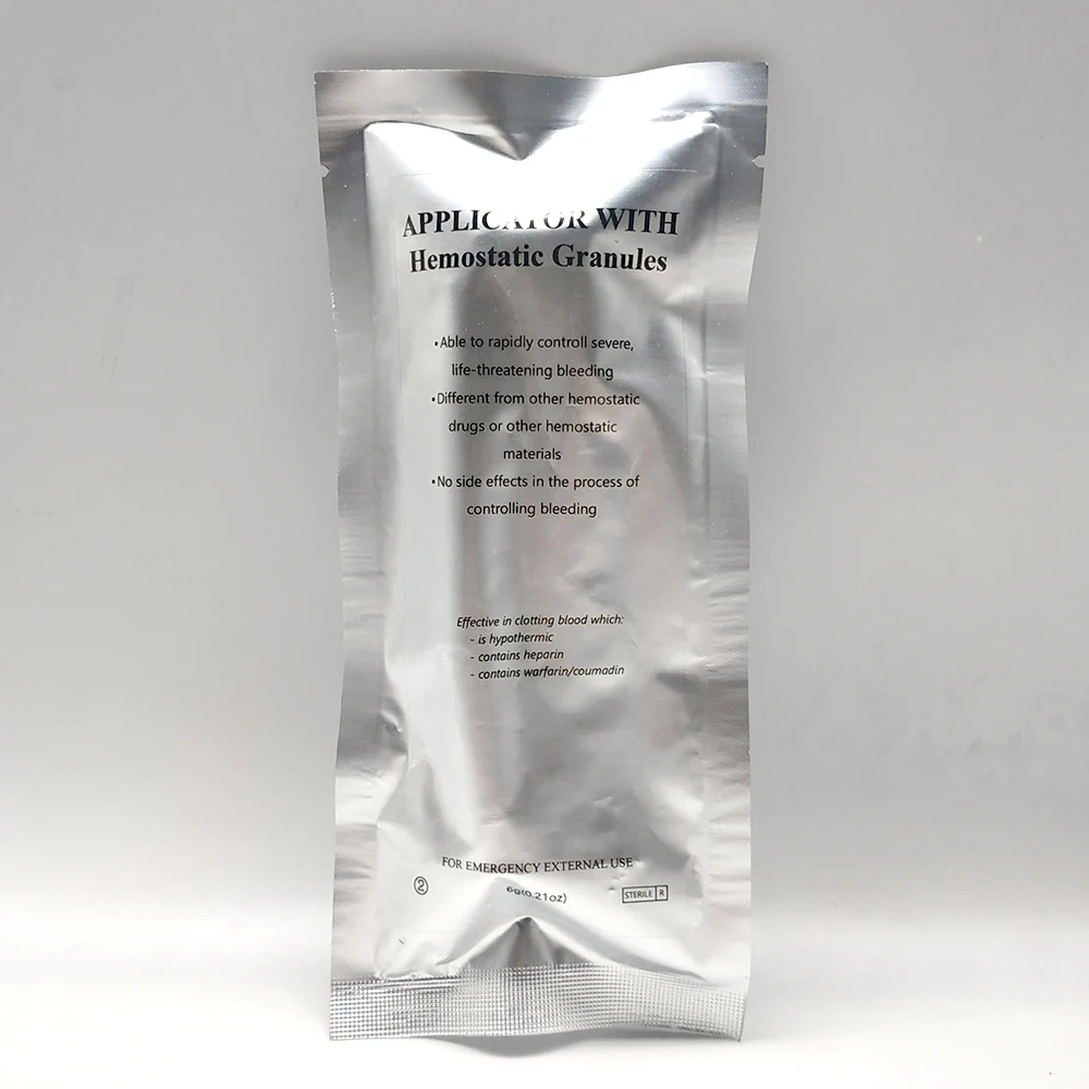 Порошок хитозана гемостатический порошок стерильные гемостатические частицы быстрое заживление быстрая экстренная Гемостатическая пудра