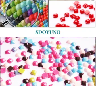 Набор для алмазной вышивки крестиком Chenistory DZDP001, пейзаж, полная выкладка, мозаика, Масляная картина