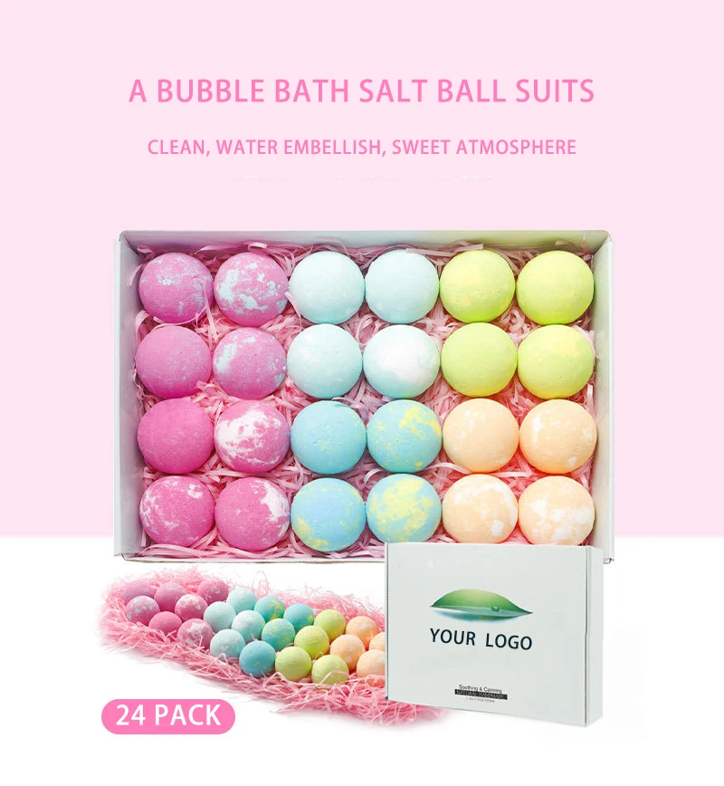 New Arrival Vitamin C Skin Whitening Bath Balls OEM Skin Whitening Bath Bubble Mousse Custom Bath Bomb Press Manual