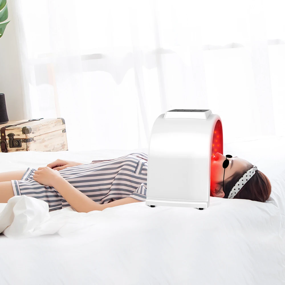 2024 Hot Selling LED Bio Light Photon Therapy Mask PDT Machine For Acne Wrinkle Pigment Remaoval Collagen Regrow Skin Tightening