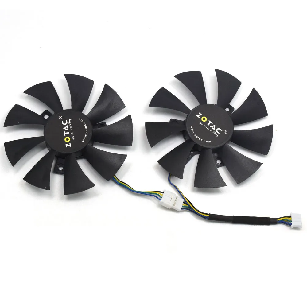 GA91S2H 85mm Video Card Fan Replacement Cooler for ZOTAC GTX 1070 Mini (40x40x40mm Mounting Holes Pitch )