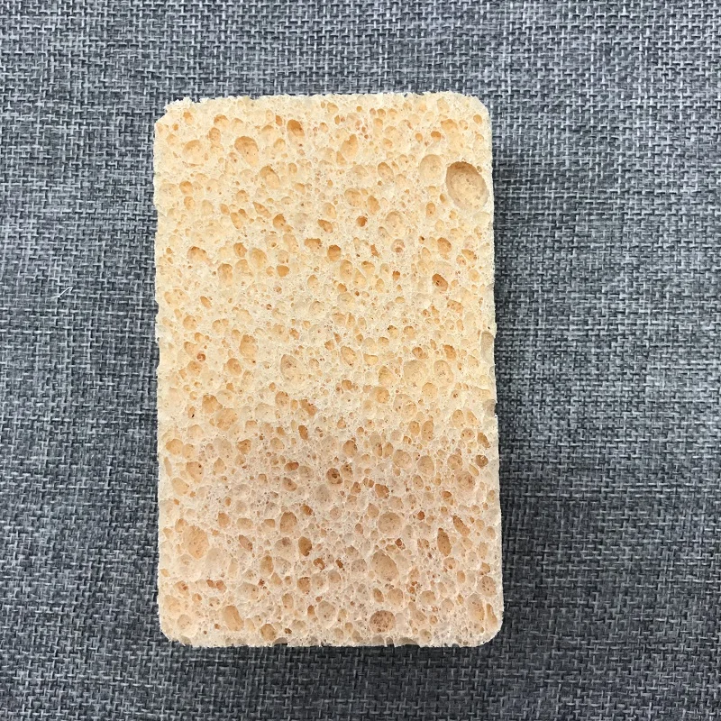 
CK021 Supply hot sale cleaning tool sisal wood pulp cotton cloth complex cellulose sponge 