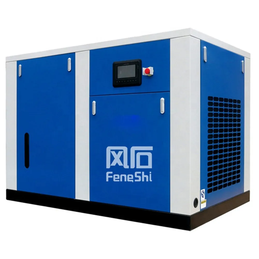 Низкий уровень шума 110kw 150hp винтовой воздушный компрессор 110 кВт 150 л.с. масла 10 бар vialvv