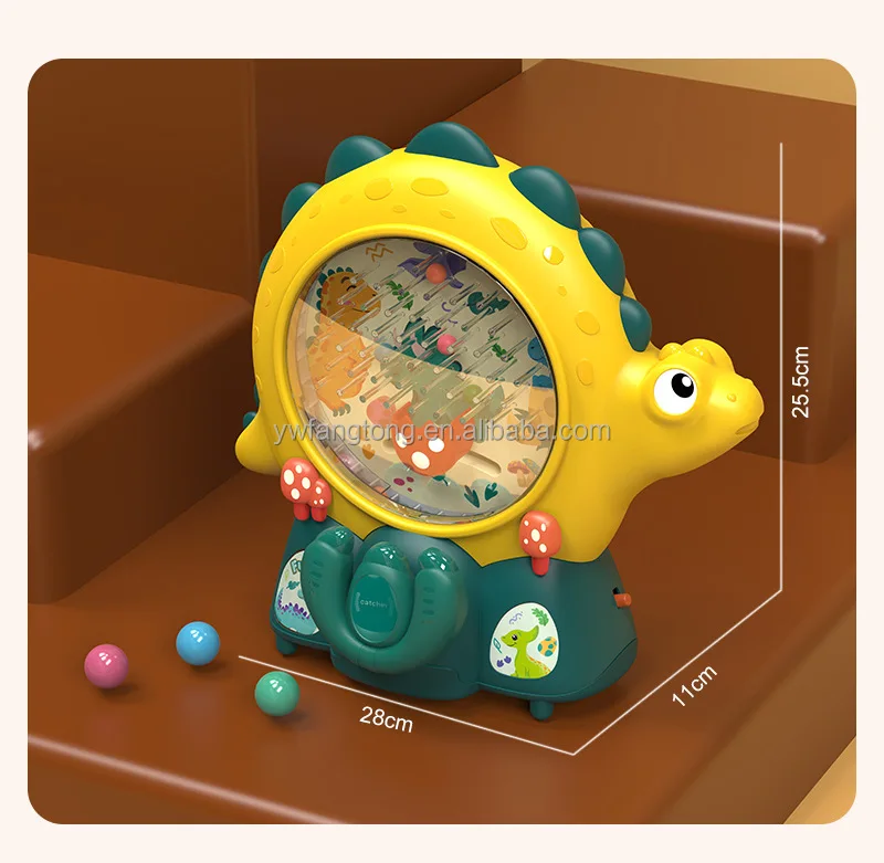 New product 2023 hot selling Dinosaur game machine with light music educate puzzle toys for kids juego Juguete