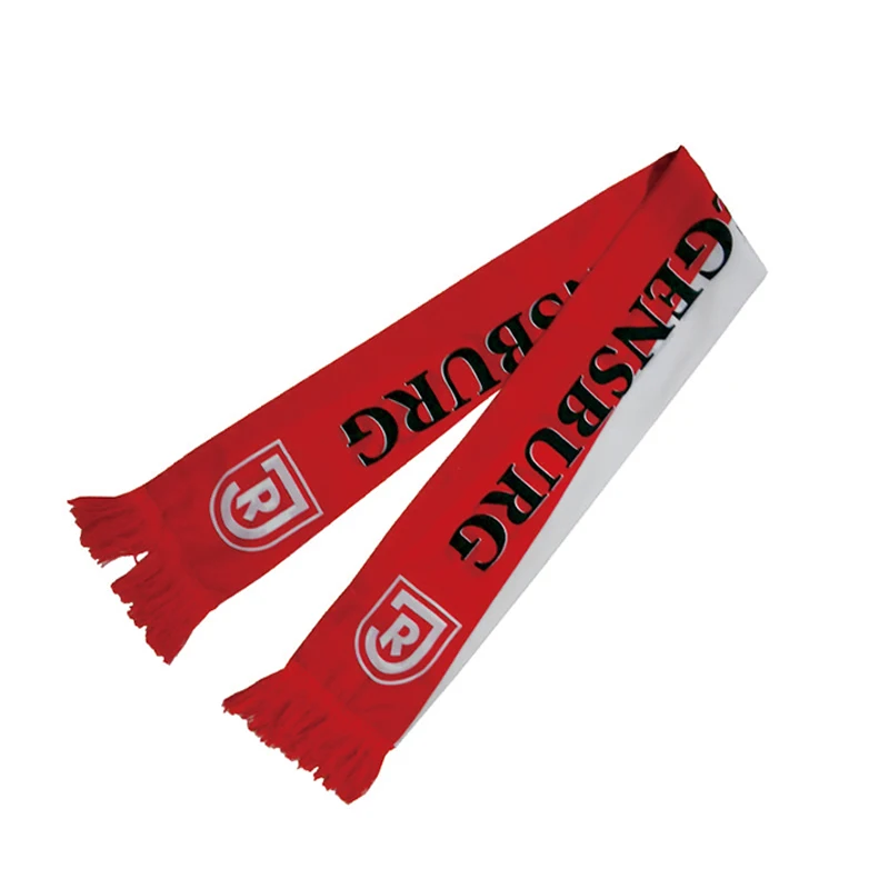 High quality Custom logo 17x145cm Europe Soccer Cup Scarf Fan Scarf Satin Polyester France England Brazil Argentine Scarf