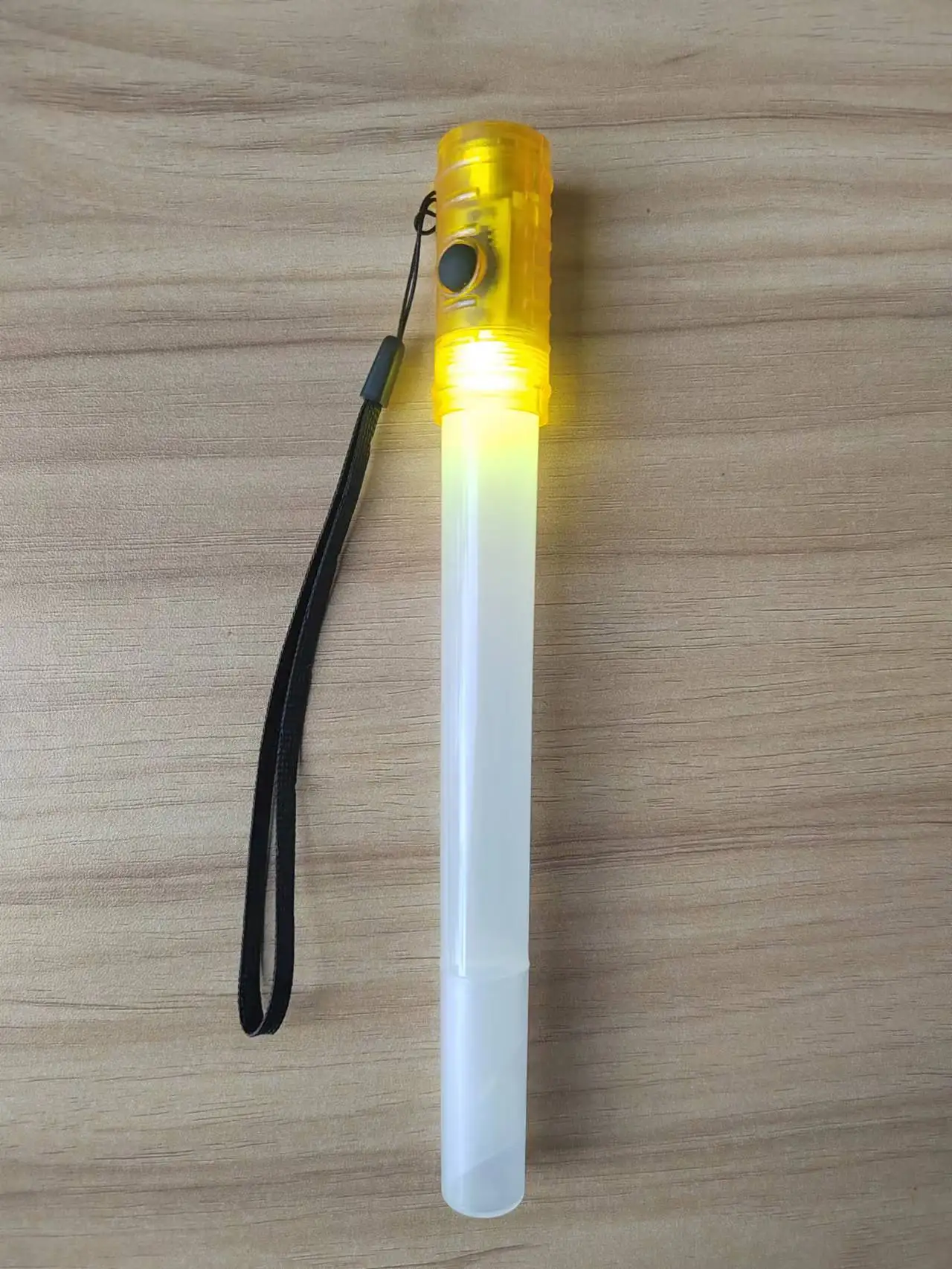 2023 new Flashing LED Glow Stick flashlight with whistle and strap changed color