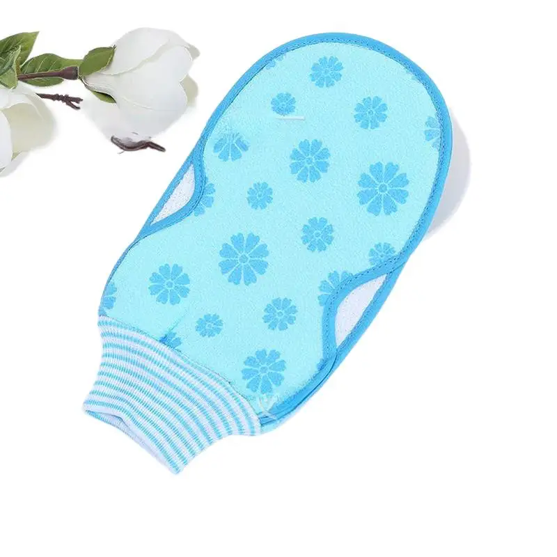 Bath Glove With Soap For Bathing Custom Logo Polyester Dead Skin Remover Exfoliating Turkish Shower Mitt Shower Bath Sponge