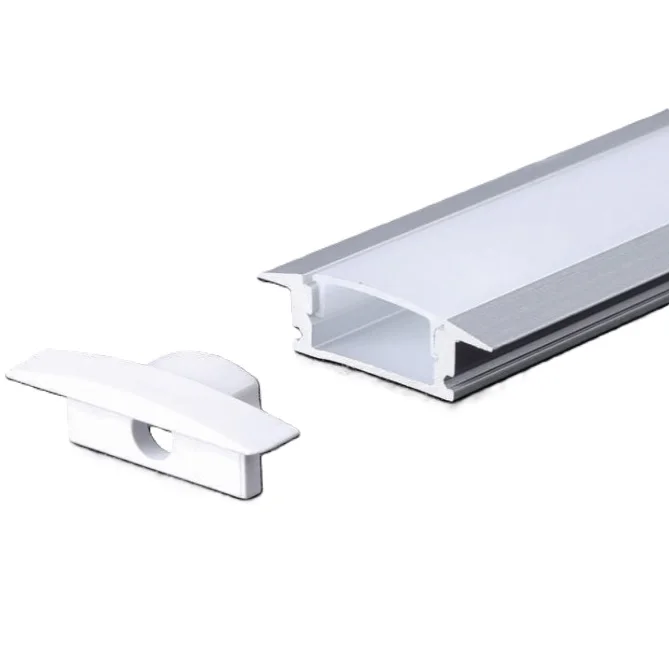 SDW17.4X7MM 3M Length Surface Mount or Recessed Low Profile LED Aluminium Profile Extrusion 1707