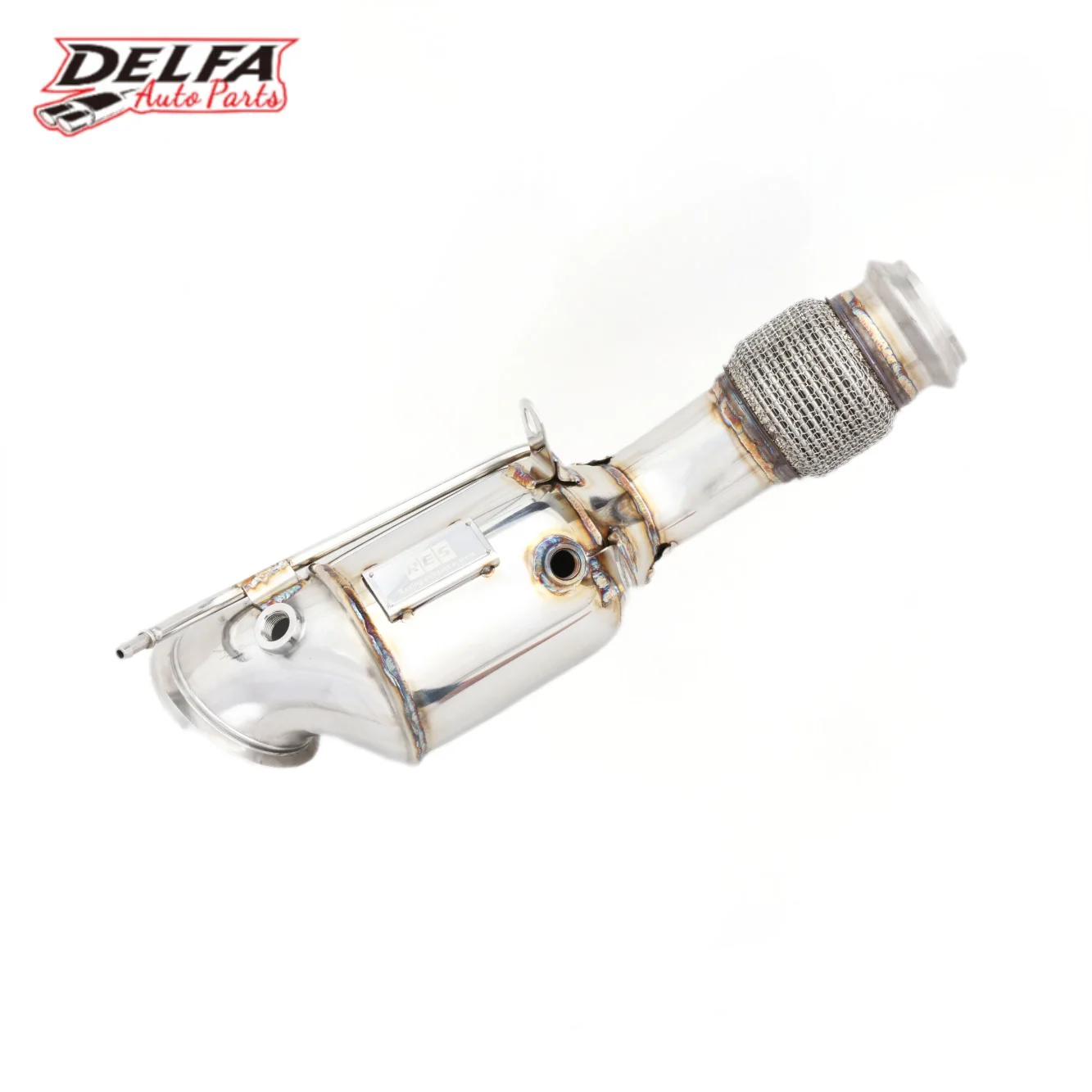 Delfa Factory Outlet EXHAUST PIPE Downpipe For BMW 540 G30/G38 3.0T 2017-2022 High flow catted Exhaust Downpipe