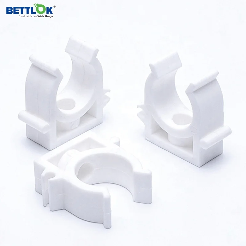Pipe clamp Different models can be linked plastic wall cable clip Commonly used in decoration pipe clip