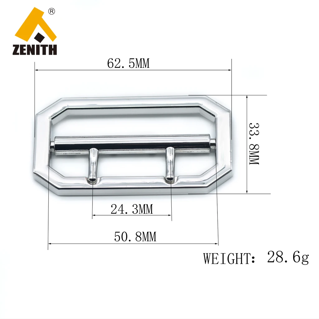 Double Prong Strap Belt Buckles with Pins for  Belt Buckles Fastening