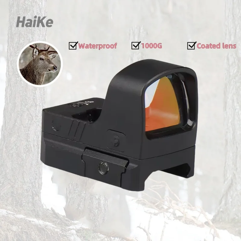Оптовая продажа охотничий прицел с красной точкой уличный HK2-0140 большие линзы покрытием окна тактические красные точки 1X рефлекторный