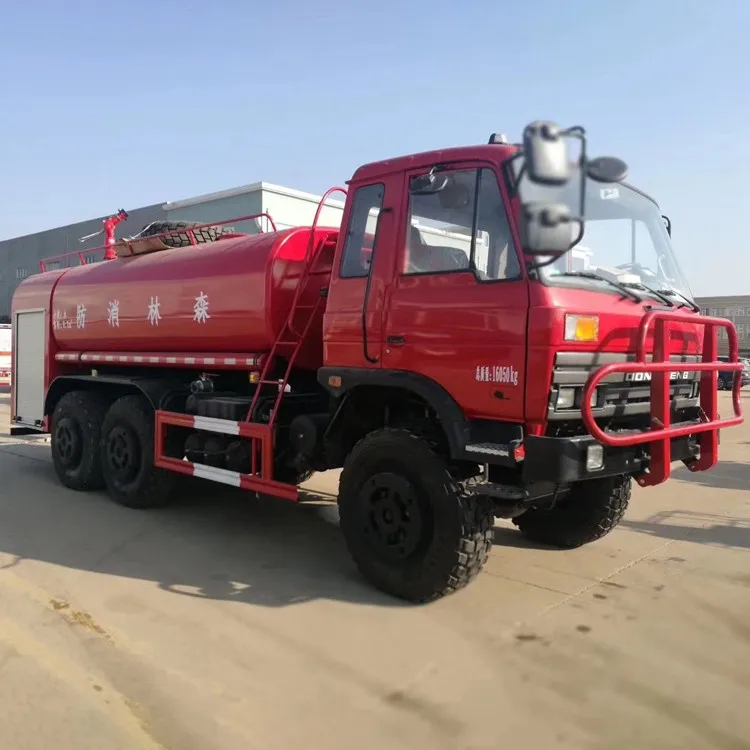 9 DONGFENG 6x6 AWD Fire Water Tank Truck