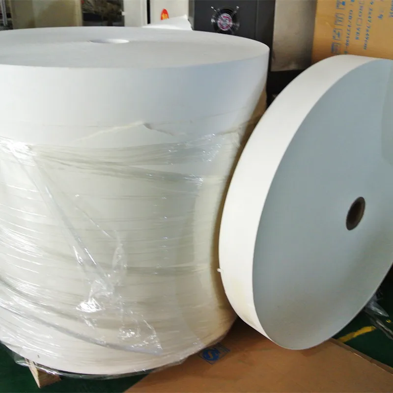 food grade white/craft paper roll raw material PLA coated paper roll for 100% biodegradable paper cups produce